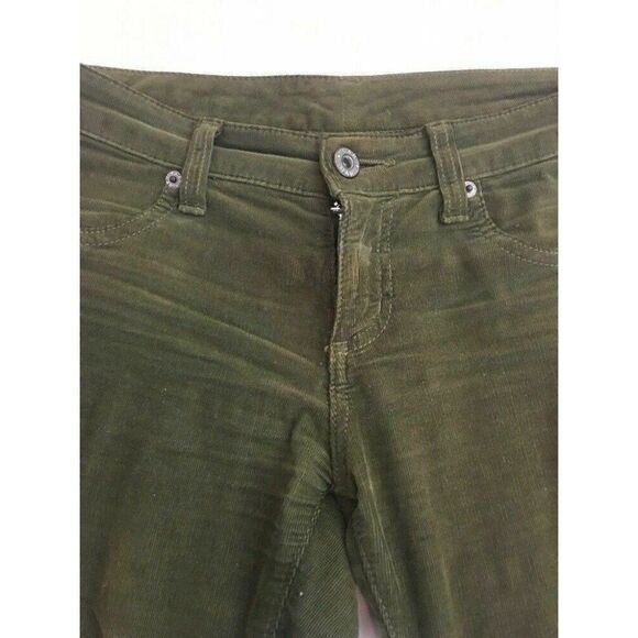 Car Mar LF Olive Green Corduroy Skinny pants - Picture 4 of 8